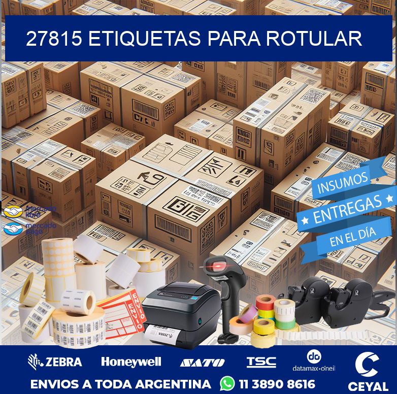 27815 ETIQUETAS PARA ROTULAR