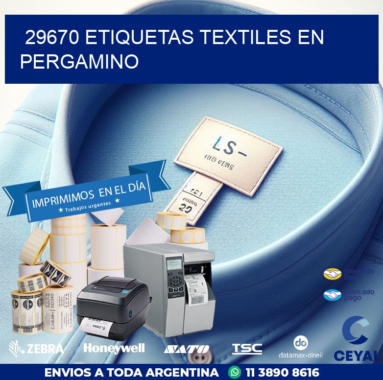 29670 ETIQUETAS TEXTILES EN PERGAMINO