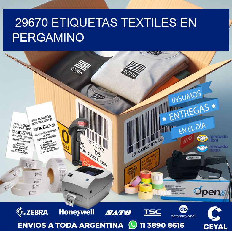 29670 ETIQUETAS TEXTILES EN PERGAMINO