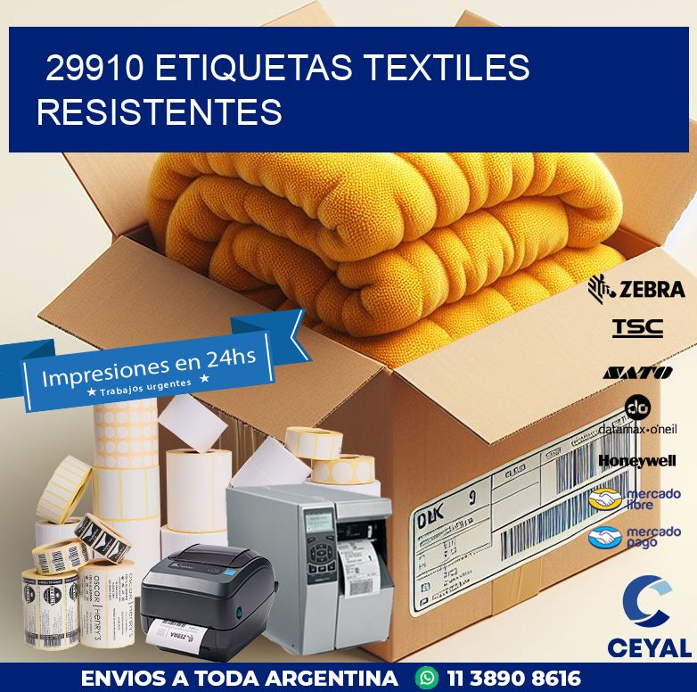 29910 ETIQUETAS TEXTILES RESISTENTES