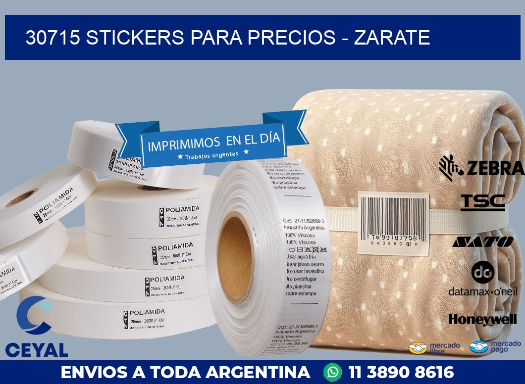 30715 STICKERS PARA PRECIOS – ZARATE