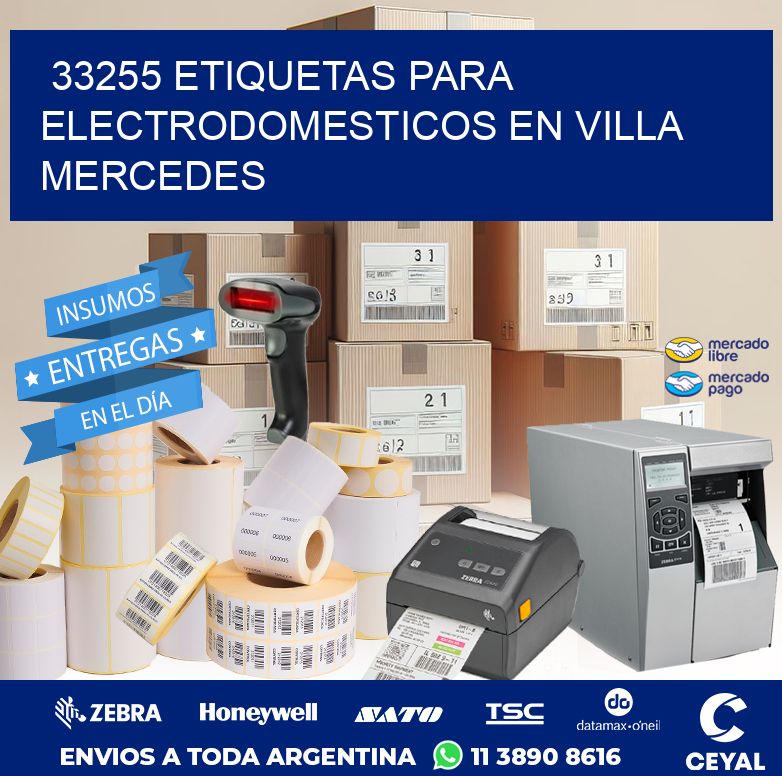 33255 ETIQUETAS PARA ELECTRODOMESTICOS EN VILLA MERCEDES