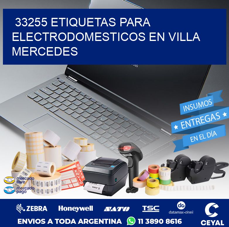 33255 ETIQUETAS PARA ELECTRODOMESTICOS EN VILLA MERCEDES