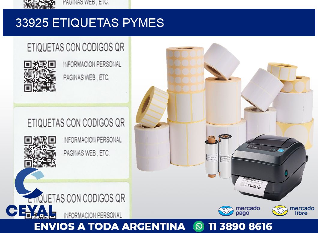 33925 ETIQUETAS PYMES