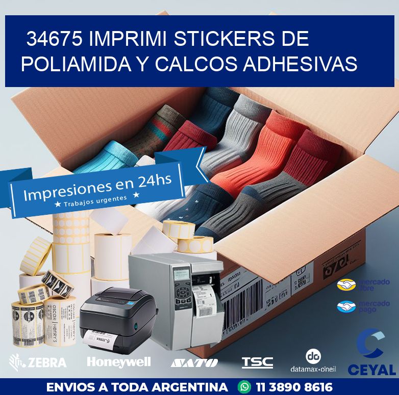 34675 IMPRIMI STICKERS DE POLIAMIDA Y CALCOS ADHESIVAS