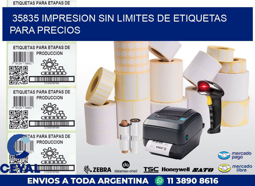 35835 IMPRESION SIN LIMITES DE ETIQUETAS PARA PRECIOS