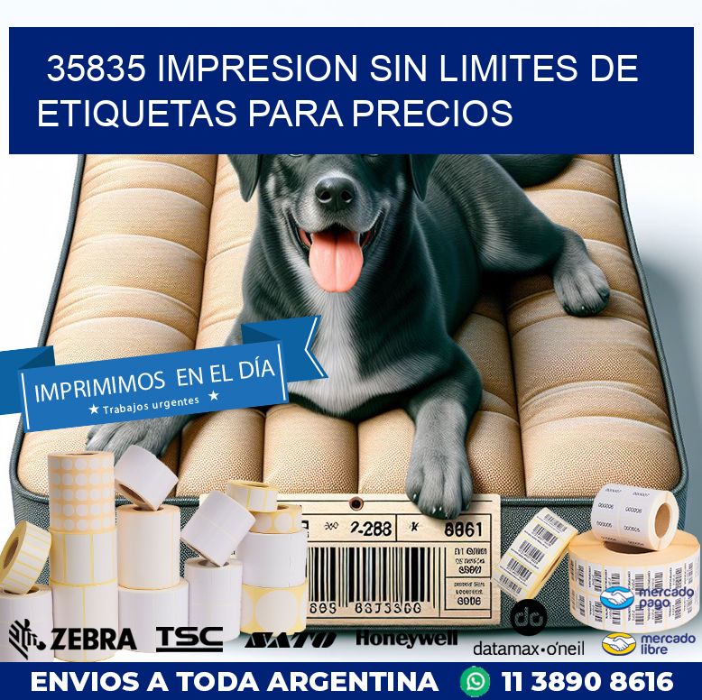 35835 IMPRESION SIN LIMITES DE ETIQUETAS PARA PRECIOS