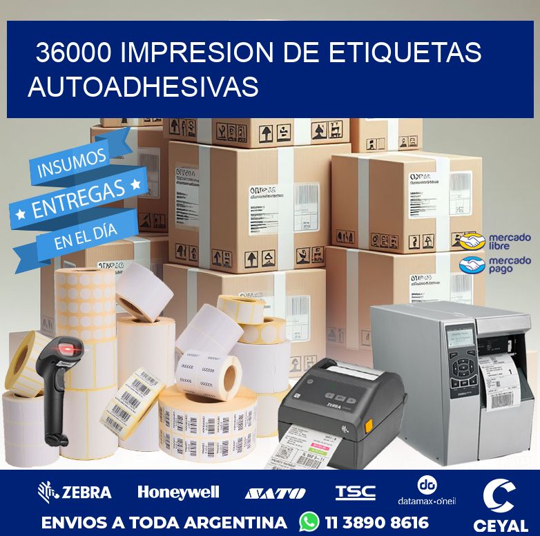 36000 IMPRESION DE ETIQUETAS AUTOADHESIVAS