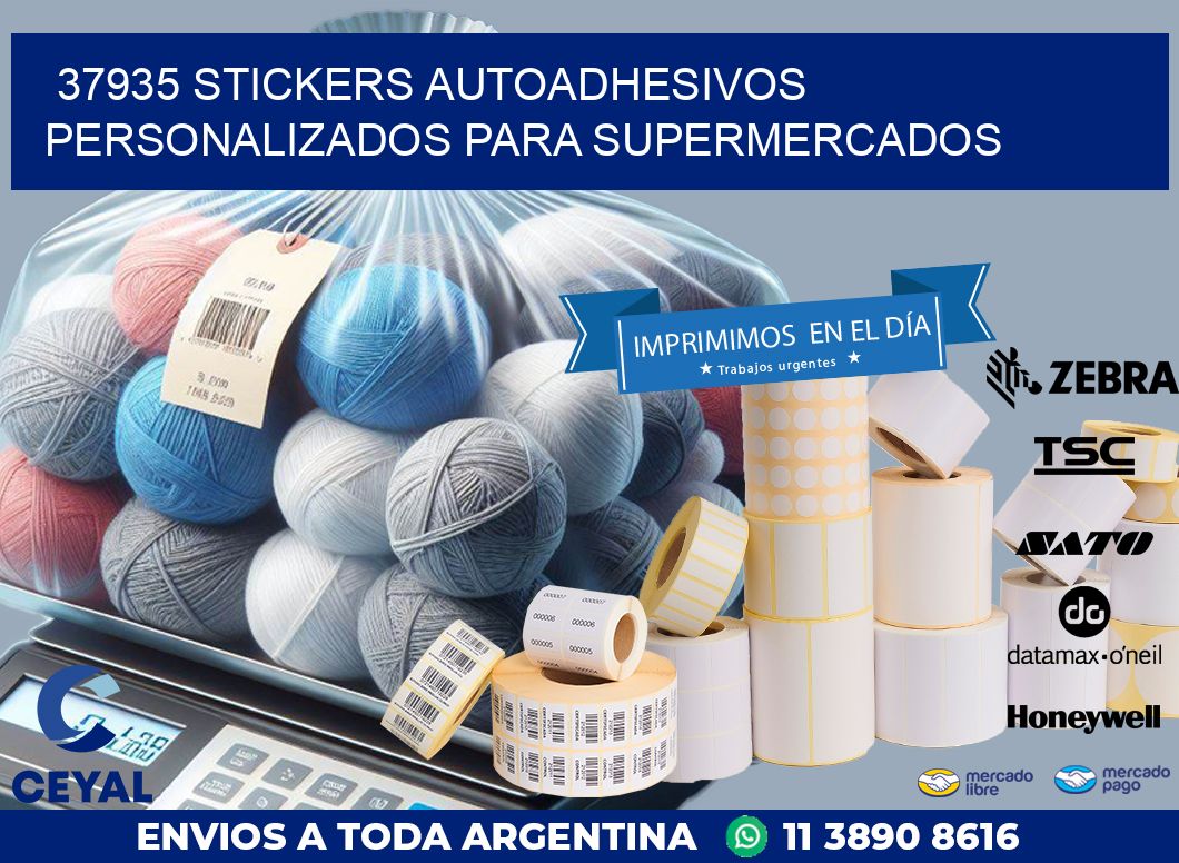 37935 STICKERS AUTOADHESIVOS PERSONALIZADOS PARA SUPERMERCADOS