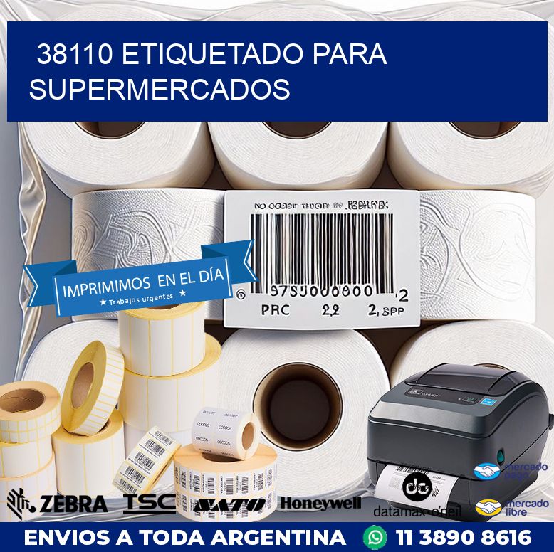 38110 ETIQUETADO PARA SUPERMERCADOS