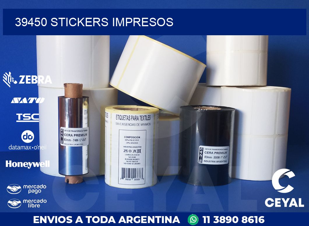 39450 STICKERS IMPRESOS