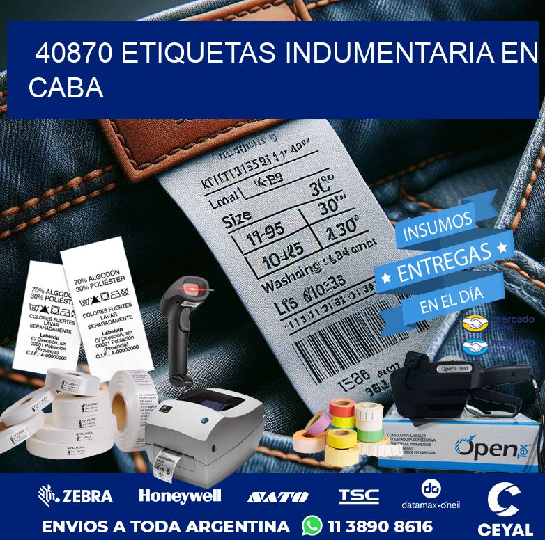 40870 ETIQUETAS INDUMENTARIA EN CABA