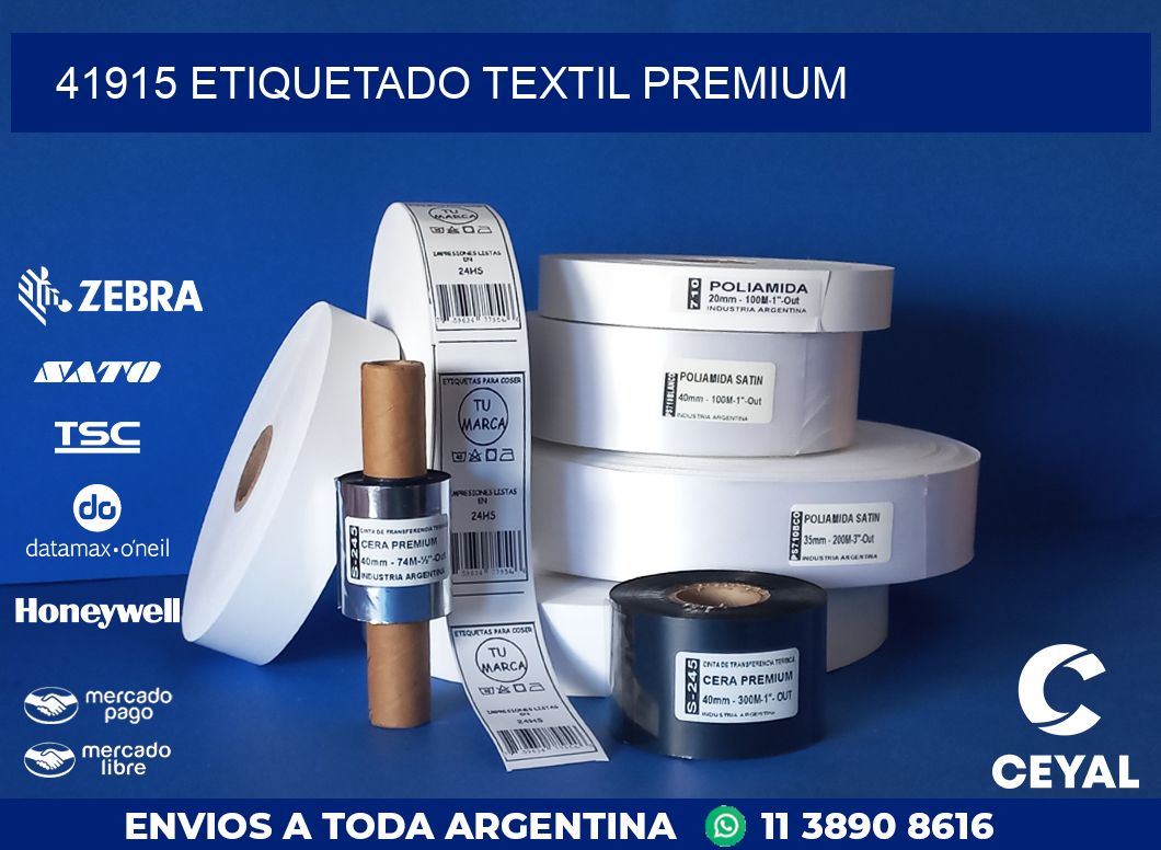 41915 ETIQUETADO TEXTIL PREMIUM