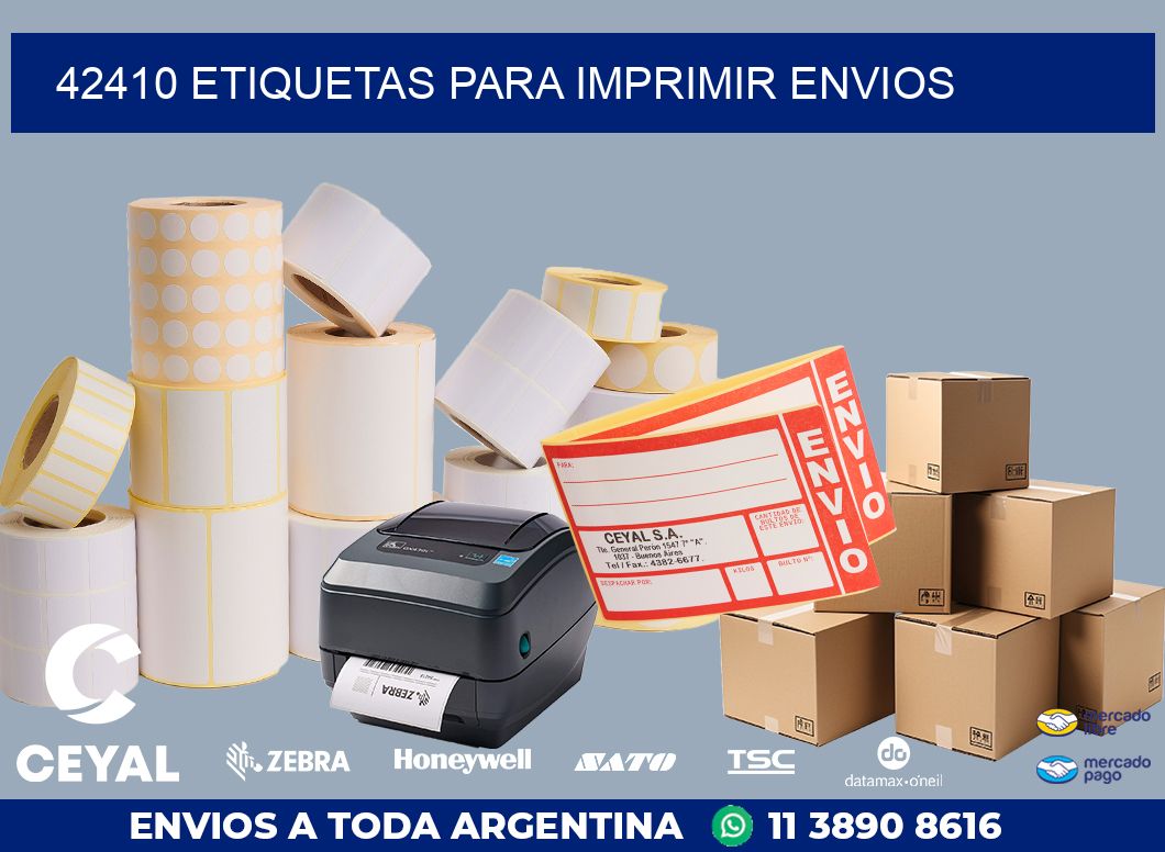 42410 ETIQUETAS PARA IMPRIMIR ENVIOS