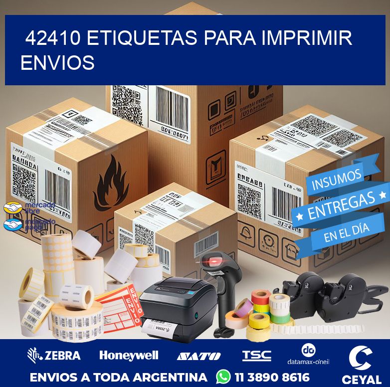 42410 ETIQUETAS PARA IMPRIMIR ENVIOS