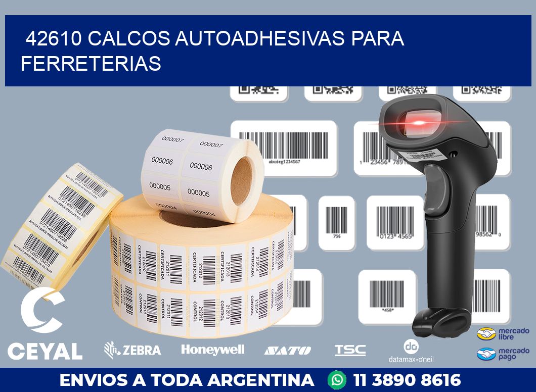 42610 CALCOS AUTOADHESIVAS PARA FERRETERIAS