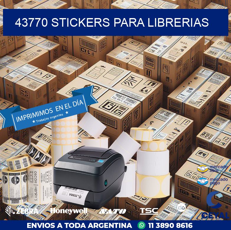 43770 STICKERS PARA LIBRERIAS