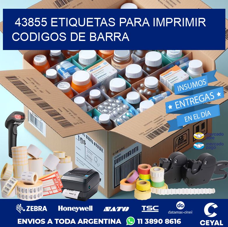 43855 ETIQUETAS PARA IMPRIMIR CODIGOS DE BARRA