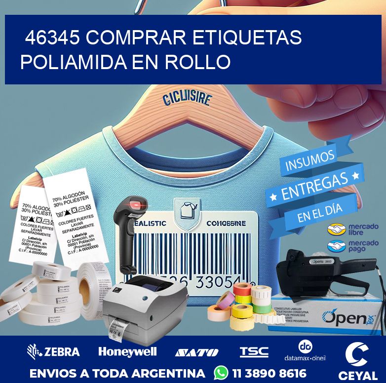 46345 COMPRAR ETIQUETAS POLIAMIDA EN ROLLO