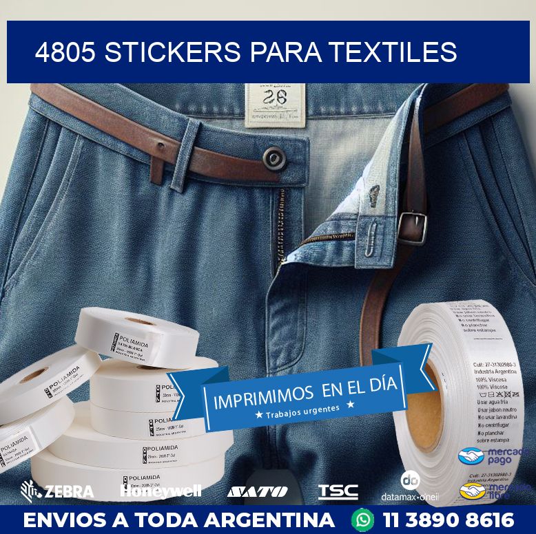 4805 STICKERS PARA TEXTILES