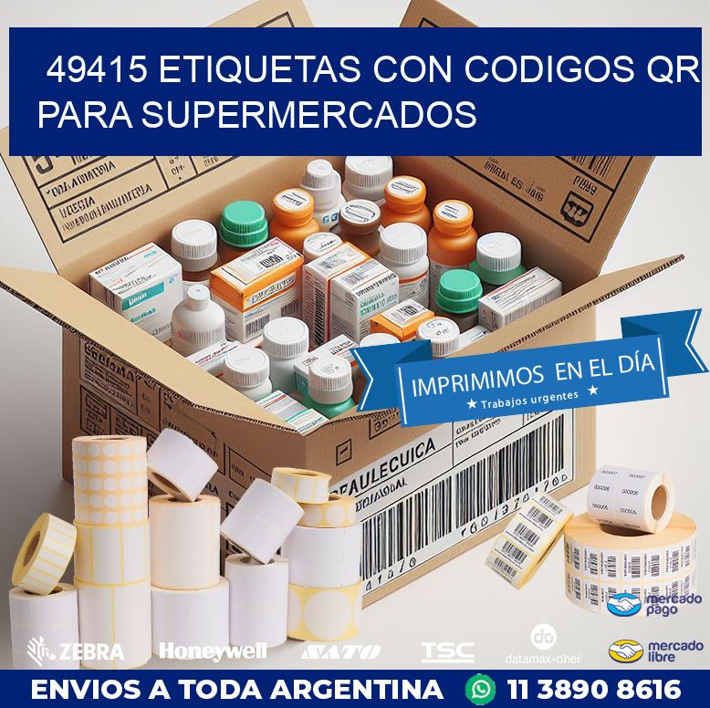 49415 ETIQUETAS CON CODIGOS QR PARA SUPERMERCADOS