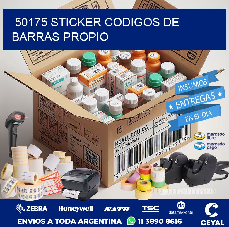 50175 STICKER CODIGOS DE BARRAS PROPIO