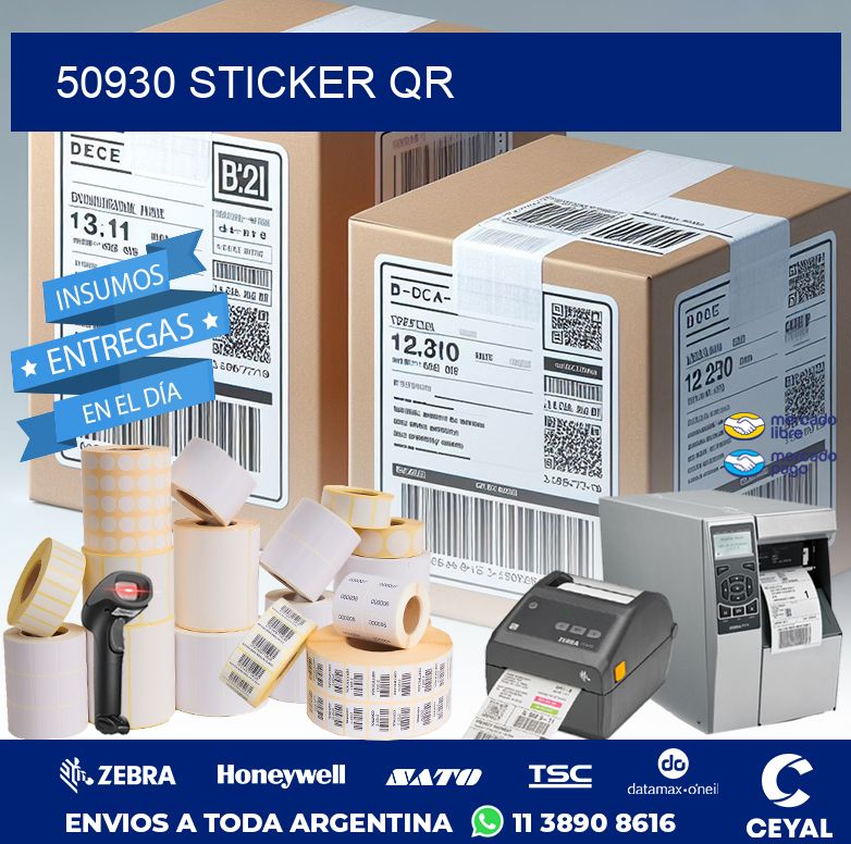 50930 STICKER QR