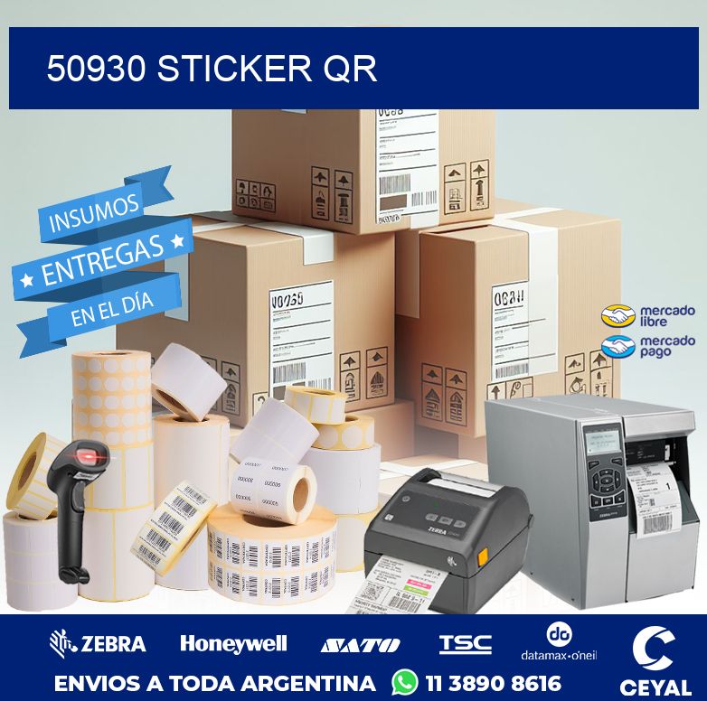 50930 STICKER QR