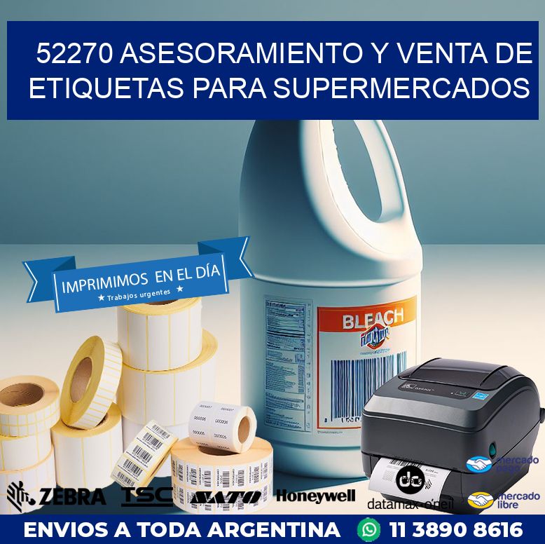 52270 ASESORAMIENTO Y VENTA DE ETIQUETAS PARA SUPERMERCADOS
