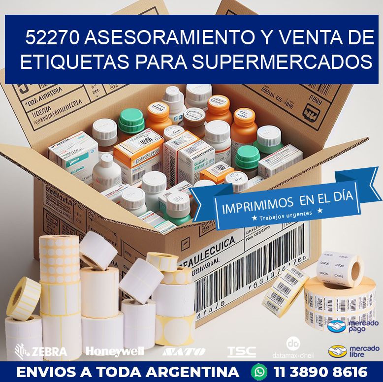 52270 ASESORAMIENTO Y VENTA DE ETIQUETAS PARA SUPERMERCADOS