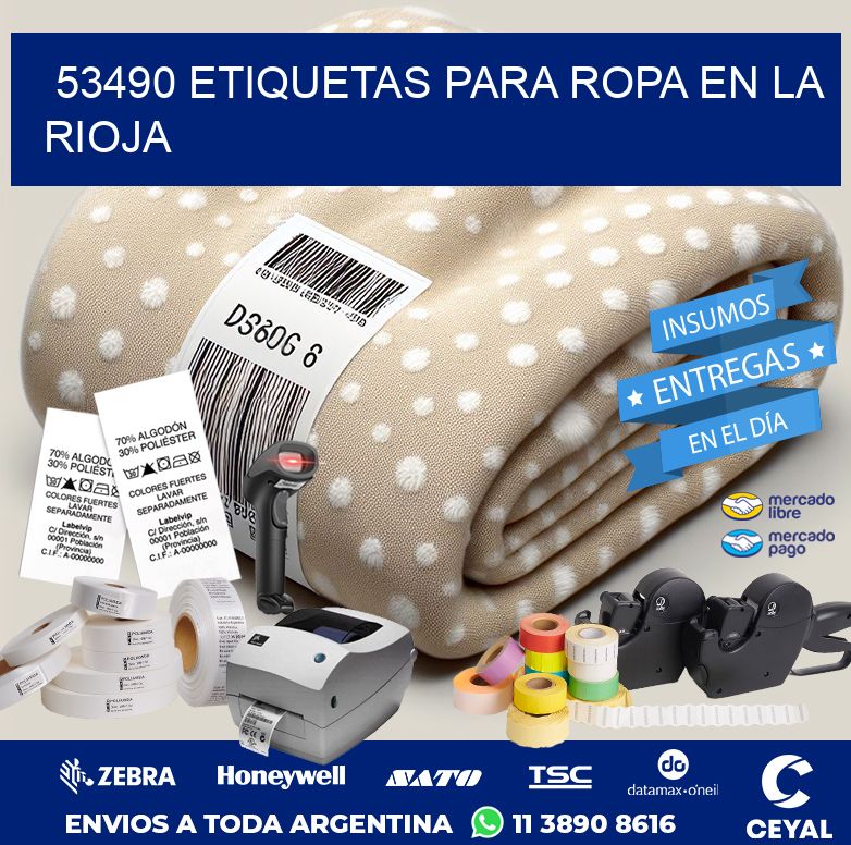 53490 ETIQUETAS PARA ROPA EN LA RIOJA