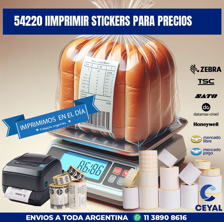 54220 IIMPRIMIR STICKERS PARA PRECIOS