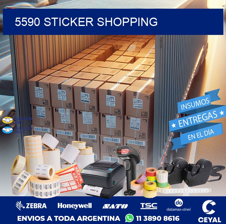 5590 STICKER SHOPPING