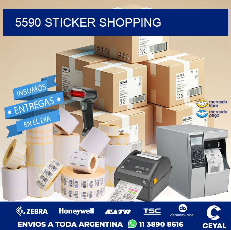 5590 STICKER SHOPPING