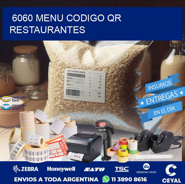 6060 MENU CODIGO QR RESTAURANTES