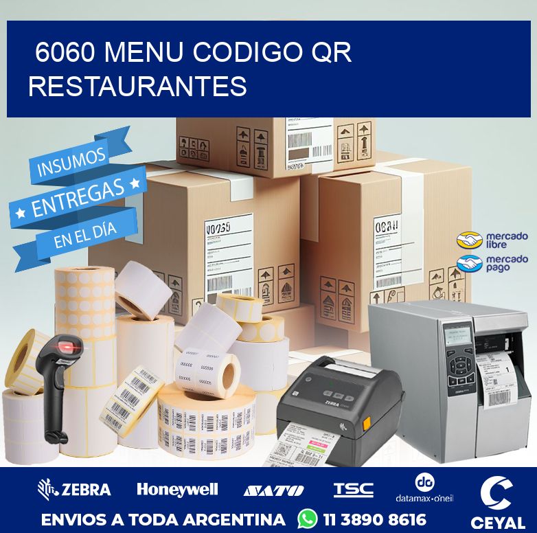 6060 MENU CODIGO QR RESTAURANTES