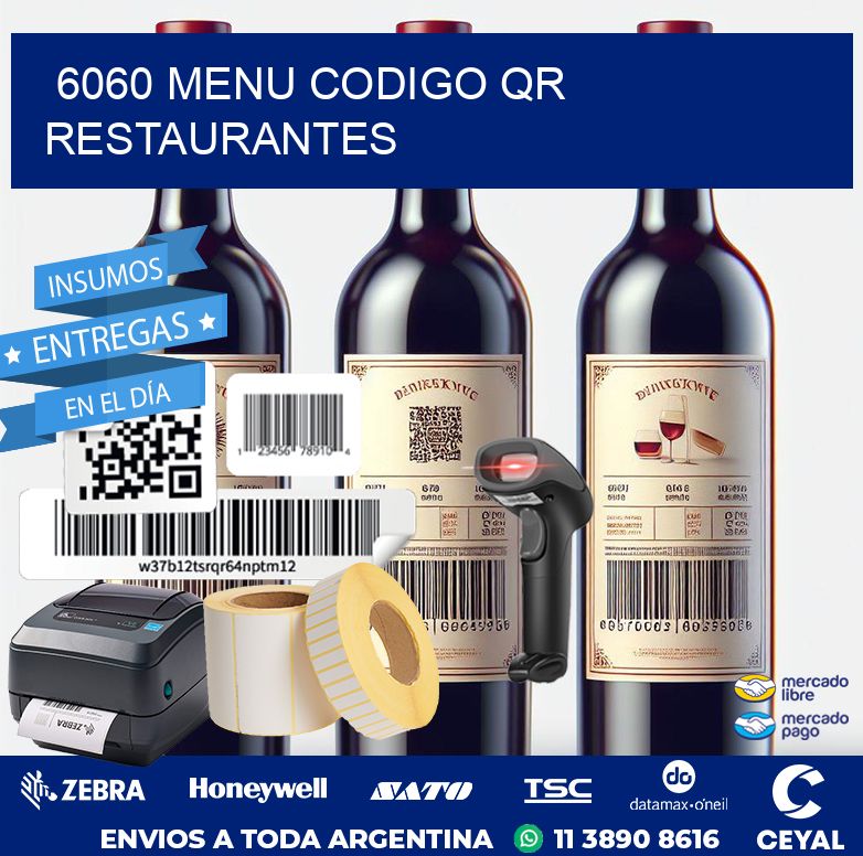 6060 MENU CODIGO QR RESTAURANTES