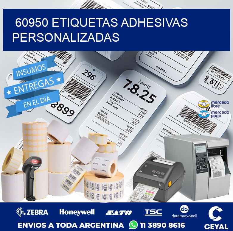 60950 ETIQUETAS ADHESIVAS PERSONALIZADAS