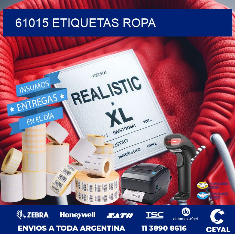 61015 ETIQUETAS ROPA