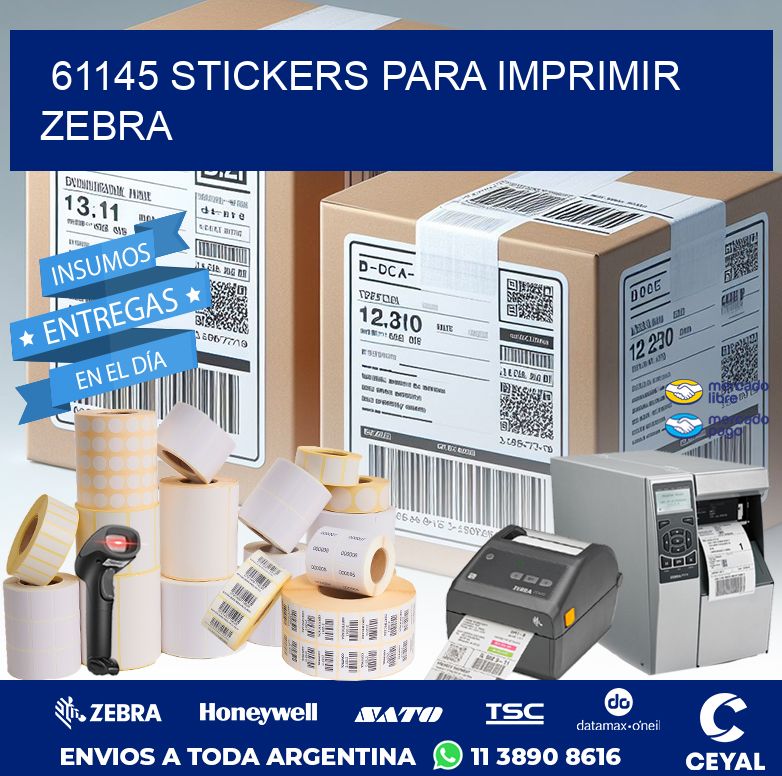 61145 STICKERS PARA IMPRIMIR ZEBRA