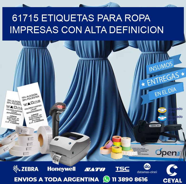 61715 ETIQUETAS PARA ROPA IMPRESAS CON ALTA DEFINICION