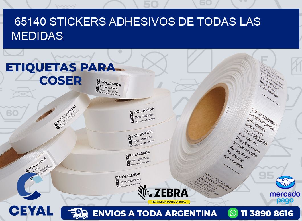 65140 STICKERS ADHESIVOS DE TODAS LAS MEDIDAS