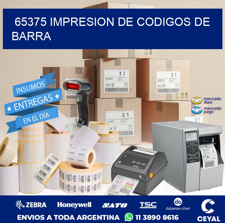 65375 IMPRESION DE CODIGOS DE BARRA