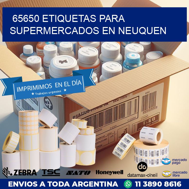 65650 ETIQUETAS PARA SUPERMERCADOS EN NEUQUEN