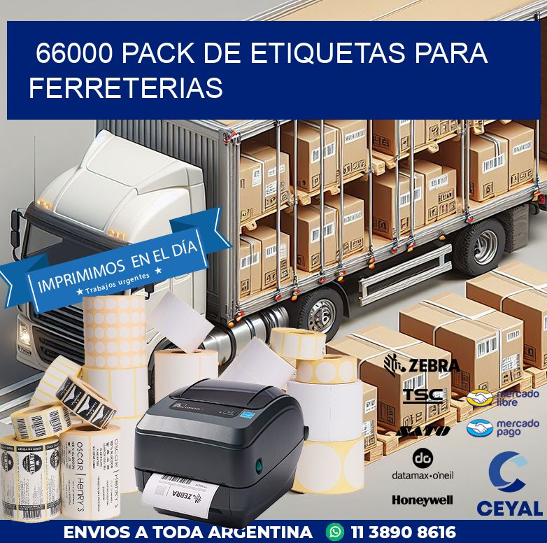 66000 PACK DE ETIQUETAS PARA FERRETERIAS