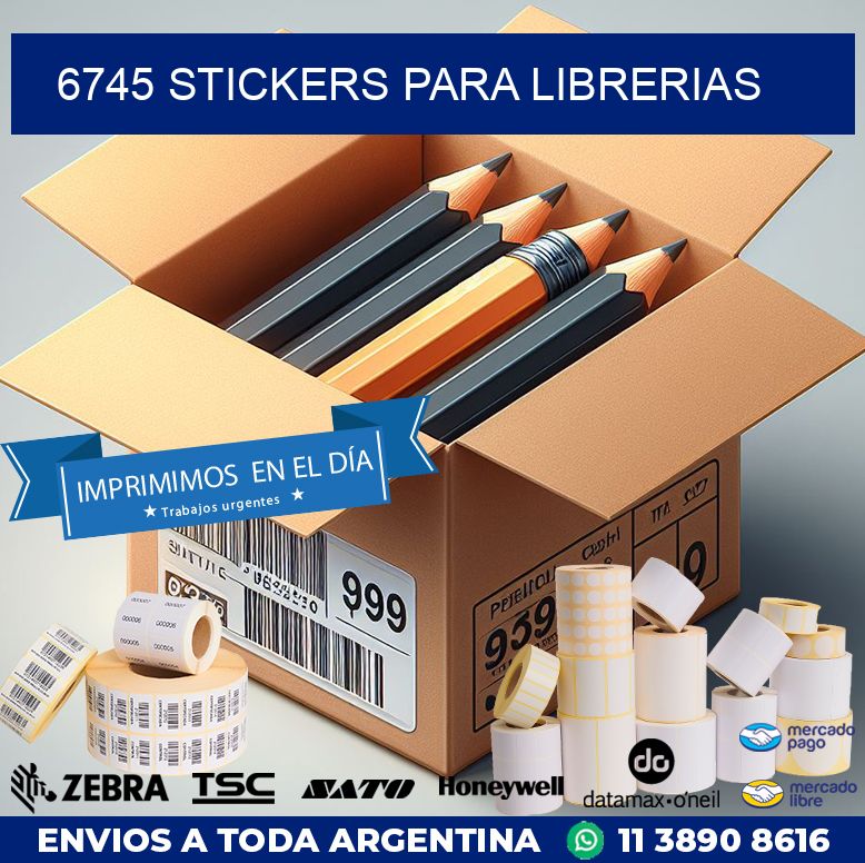 6745 STICKERS PARA LIBRERIAS