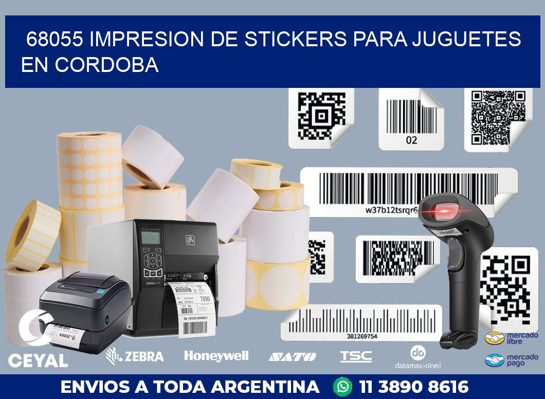 68055 IMPRESION DE STICKERS PARA JUGUETES EN CORDOBA