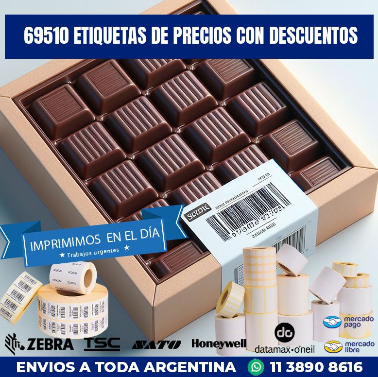 69510 ETIQUETAS DE PRECIOS CON DESCUENTOS