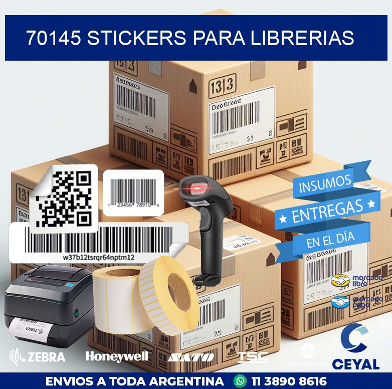 70145 STICKERS PARA LIBRERIAS