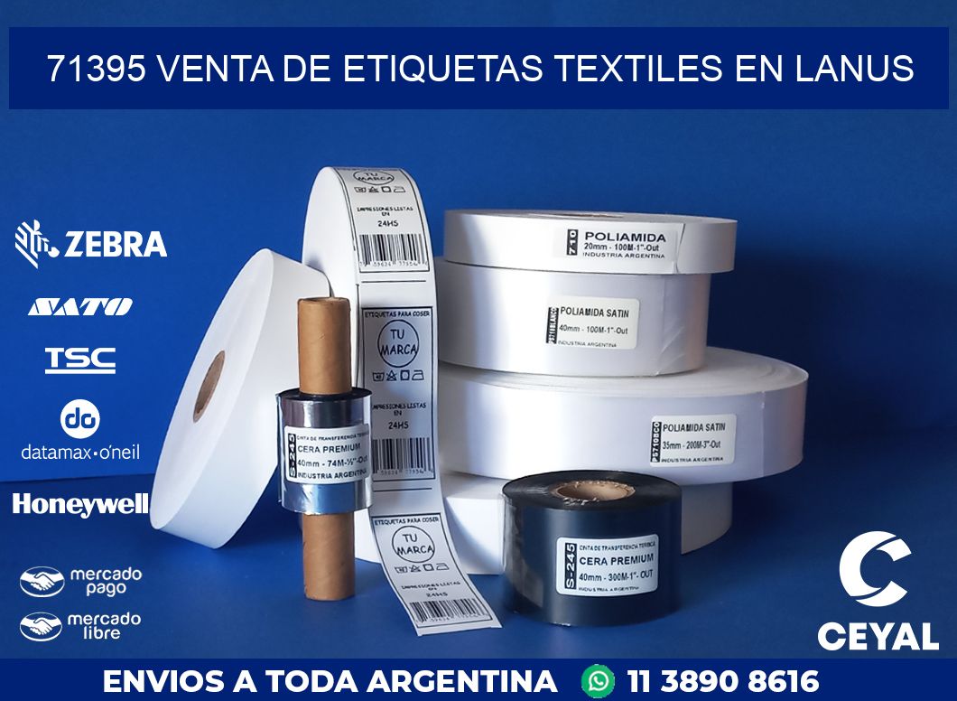 71395 VENTA DE ETIQUETAS TEXTILES EN LANUS
